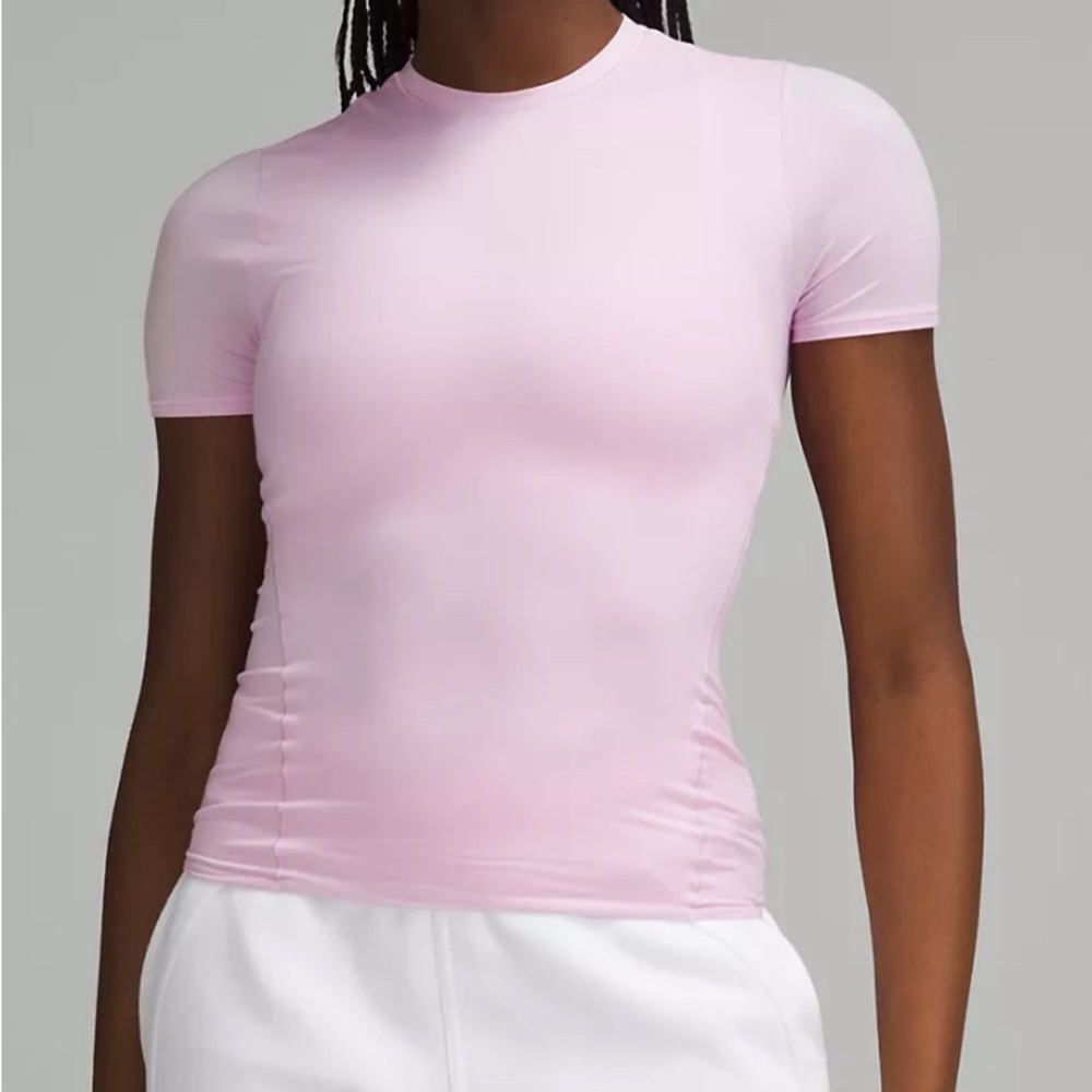 Lululemon Wundermost Ultra-Soft Nulu Hip-Length Crewneck Short-Sleeve Shirt